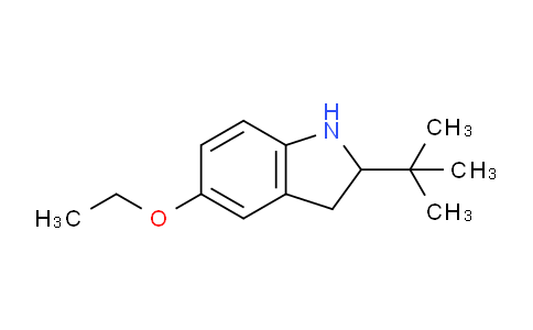 CAS No. 595547-06-1, 2-(tert-Butyl)-5-ethoxyindoline