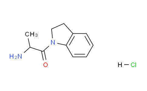 CAS No. 1236262-07-9, 2-Amino-1-(indolin-1-yl)propan-1-one hydrochloride