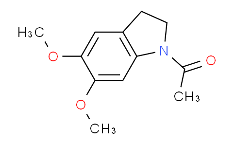 CAS No. 15937-10-7, 1-(5,6-Dimethoxyindolin-1-yl)ethanone