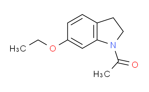 CAS No. 220657-60-3, 1-(6-Ethoxyindolin-1-yl)ethanone