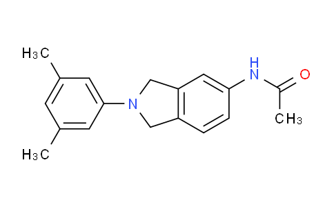 CAS No. 651733-99-2, N-(2-(3,5-Dimethylphenyl)isoindolin-5-yl)acetamide