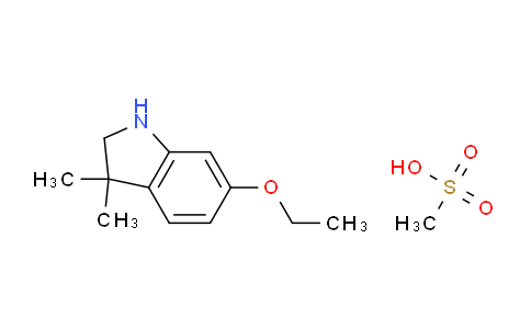 CAS No. 116861-51-9, 6-Ethoxy-3,3-dimethylindoline methanesulfonate