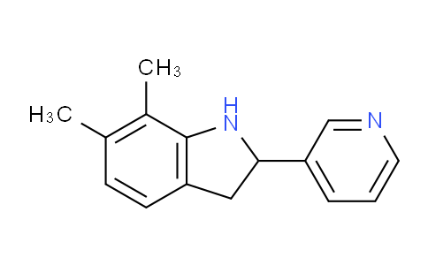 CAS No. 591720-52-4, 6,7-Dimethyl-2-(pyridin-3-yl)indoline
