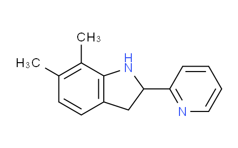 CAS No. 591720-50-2, 6,7-Dimethyl-2-(pyridin-2-yl)indoline