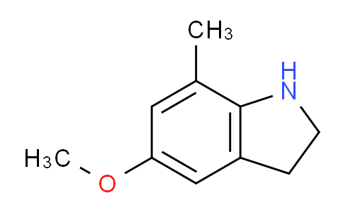 CAS No. 736923-00-5, 5-Methoxy-7-methylindoline
