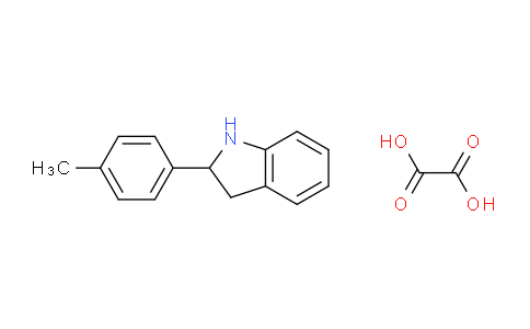 CAS No. 1177357-38-8, 2-(p-Tolyl)indoline oxalate