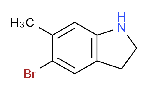 CAS No. 1388026-30-9, 5-Bromo-6-methylindoline
