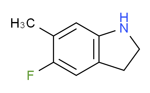 CAS No. 1784502-47-1, 5-Fluoro-6-methylindoline