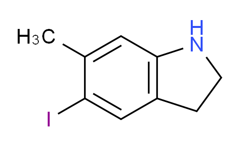 CAS No. 1935509-31-1, 5-Iodo-6-methylindoline