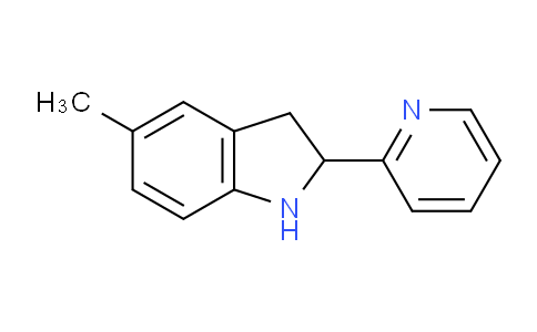 CAS No. 595547-86-7, 5-Methyl-2-(pyridin-2-yl)indoline