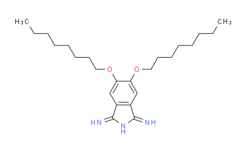 CAS No. 118156-18-6, 5,6-Bis(octyloxy)isoindoline-1,3-diimine