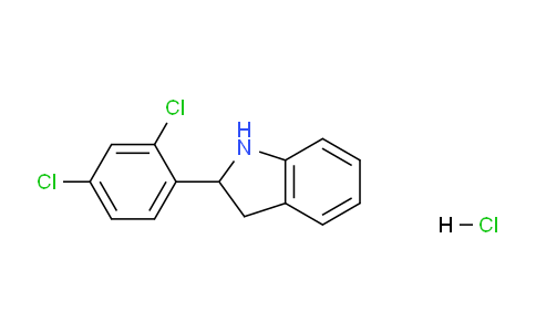 CAS No. 1177333-27-5, 2-(2,4-Dichlorophenyl)indoline hydrochloride