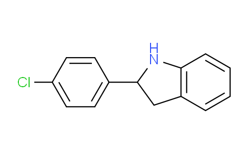 CAS No. 501699-25-8, 2-(4-Chlorophenyl)indoline