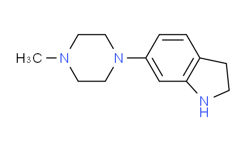 CAS No. 209482-07-5, 6-(4-Methylpiperazin-1-yl)indoline