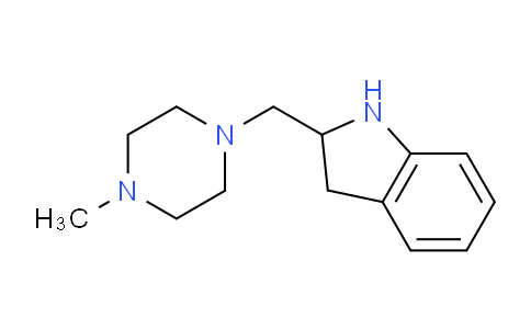 CAS No. 1502041-38-4, 2-((4-Methylpiperazin-1-yl)methyl)indoline