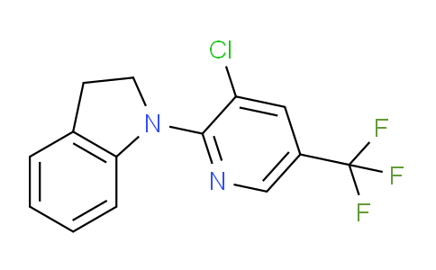 CAS No. 1220027-90-6, 1-(3-Chloro-5-(trifluoromethyl)pyridin-2-yl)indoline