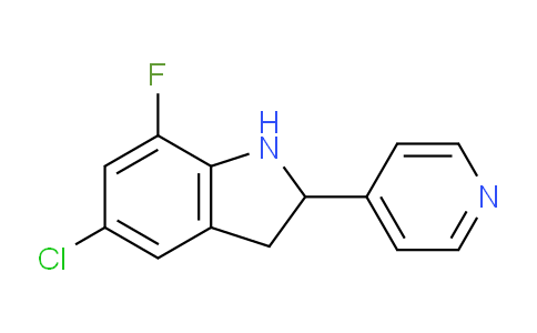 MC709489 | 593234-03-8 | 5-Chloro-7-fluoro-2-(pyridin-4-yl)indoline