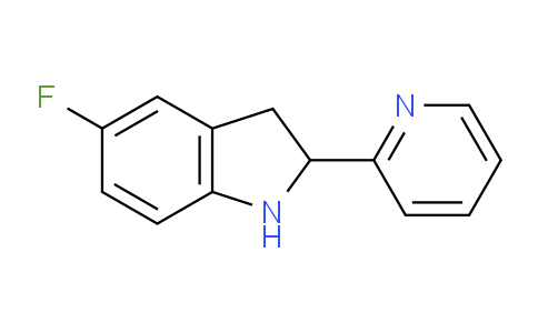 CAS No. 594817-56-8, 5-Fluoro-2-(pyridin-2-yl)indoline