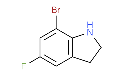 CAS No. 1156704-69-6, 7-Bromo-5-fluoroindoline