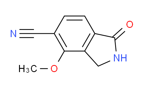 CAS No. 1427445-94-0, 4-Methoxy-1-oxoisoindoline-5-carbonitrile