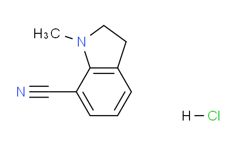 CAS No. 1956332-61-8, 1-Methylindoline-7-carbonitrile hydrochloride