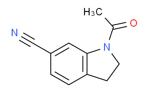 CAS No. 15861-34-4, 1-Acetylindoline-6-carbonitrile