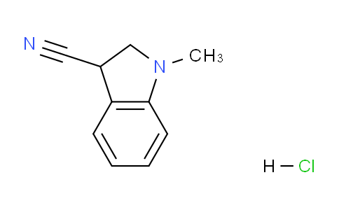 CAS No. 1956327-29-9, 1-Methylindoline-3-carbonitrile hydrochloride