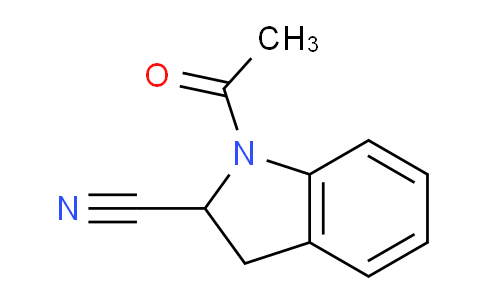 CAS No. 128305-38-4, 1-Acetylindoline-2-carbonitrile