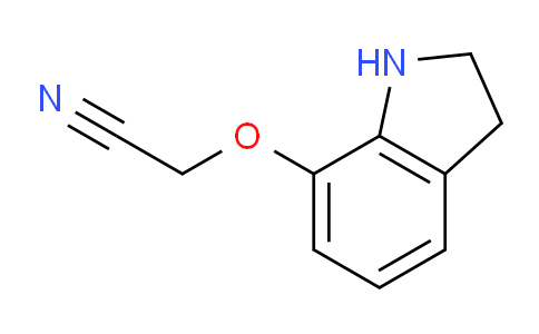 CAS No. 168684-98-8, 2-(Indolin-7-yloxy)acetonitrile