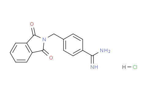 CAS No. 62898-74-2, 4-((1,3-Dioxoisoindolin-2-yl)methyl)benzimidamide hydrochloride