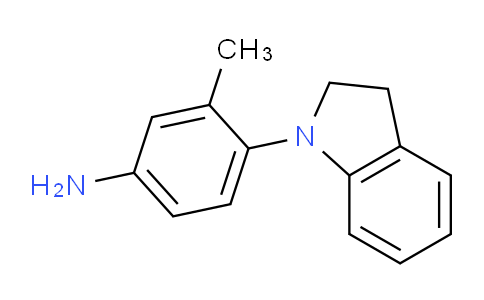 CAS No. 1094497-11-6, 4-(Indolin-1-yl)-3-methylaniline