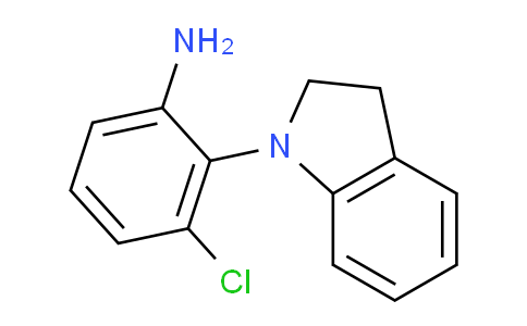 CAS No. 937604-31-4, 3-Chloro-2-(indolin-1-yl)aniline