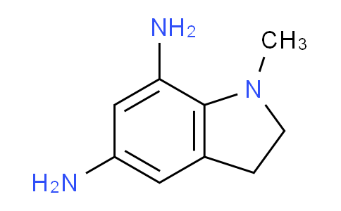 CAS No. 705928-02-5, 1-Methylindoline-5,7-diamine