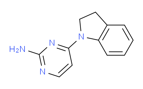 CAS No. 1401661-20-8, 4-(Indolin-1-yl)pyrimidin-2-amine