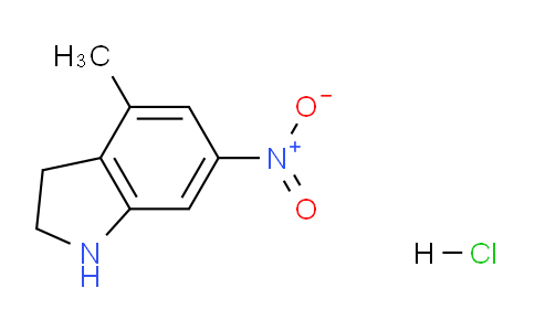 CAS No. 1956319-56-4, 4-Methyl-6-nitroindoline hydrochloride