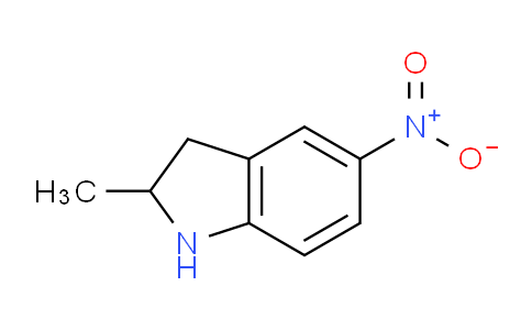 CAS No. 115210-54-3, 2-Methyl-5-nitroindoline