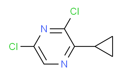 CAS No. 1448241-45-9, 3,5-Dichloro-2-cyclopropylpyrazine