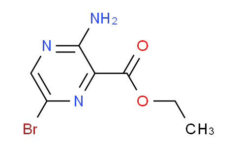CAS No. 612835-51-5, Ethyl 3-amino-6-bromopyrazine-2-carboxylate