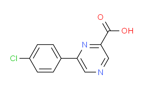 CAS No. 1258850-50-8, 6-(4-Chlorophenyl)pyrazine-2-carboxylic Acid