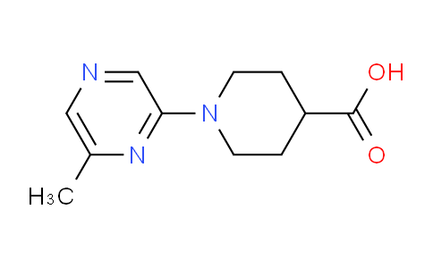 CAS No. 886851-58-7, 1-(6-Methylpyrazin-2-yl)piperidine-4-carboxylic acid