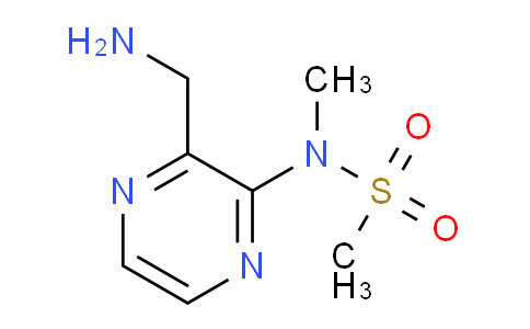 CAS No. 1073159-67-7, N-[3-(aminomethyl)pyrazin-2-yl]-N-methylmethanesulfonamide
