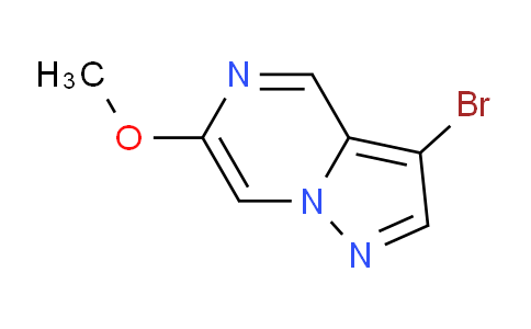 CAS No. 1378874-00-0, 3-bromo-6-methoxypyrazolo[1,5-a]pyrazine