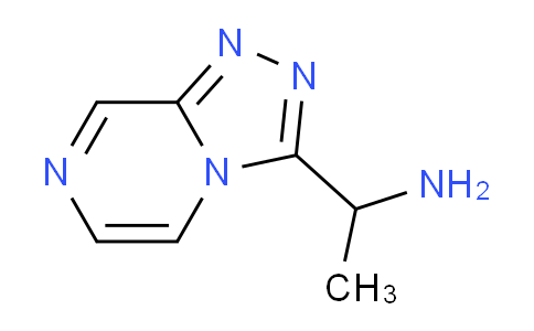 CAS No. 1156389-51-3, 1-([1,2,4]triazolo[4,3-a]pyrazin-3-yl)ethanamine