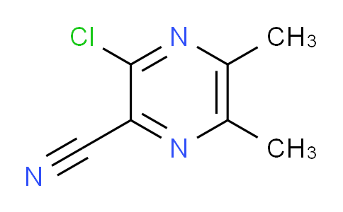 CAS No. 153809-15-5, 3-chloro-5,6-dimethylpyrazine-2-carbonitrile