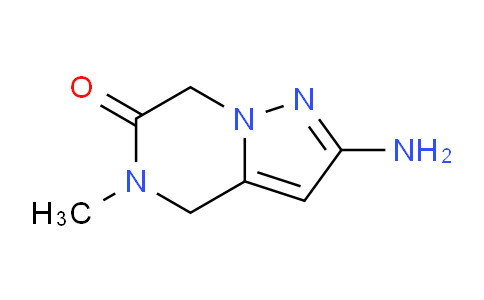 CAS No. 1433856-05-3, 2-amino-5-methyl-4,7-dihydropyrazolo[1,5-a]pyrazin-6-one
