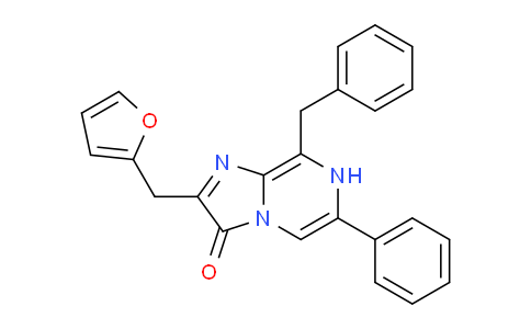 CAS No. 1374040-24-0, 8-benzyl-2-(furan-2-ylmethyl)-6-phenylimidazo[1,2-a]pyrazin-3(7H)-one