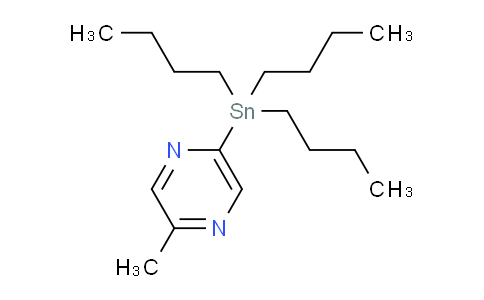 CAS No. 619331-61-2, Pyrazine, 2-methyl-5-(tributylstannyl)-