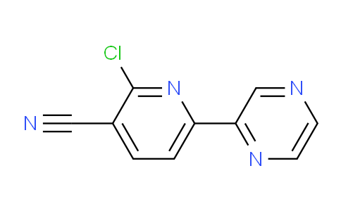CAS No. 946385-06-4, 2-Chloro-6-(pyrazin-2-yl)pyridine-3-carbonitrile