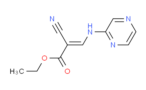 CAS No. 871926-02-2, Ethyl (2e)-2-cyano-3-[(pyrazin-2-yl)amino]prop-2-enoate