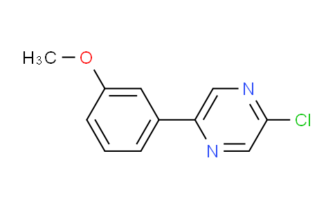 CAS No. 88066-86-8, 2-Chloro-5-(3-methoxyphenyl)pyrazine